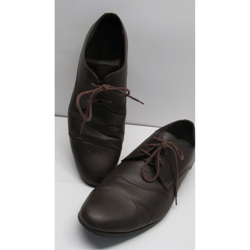 PERRY ELLIS PORTFOLIO RYAN Dress Shoes - Dark Brown 13M (2561)